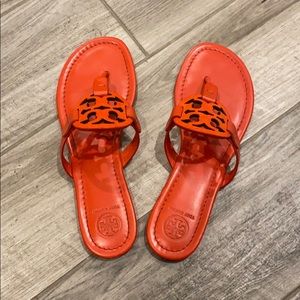 Orange Tory Burch Miller Sandal